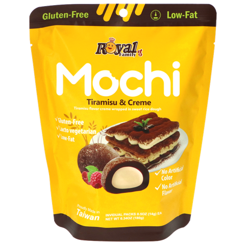 Royal Family Mochi Cream and Tiramisu 12 x 180g