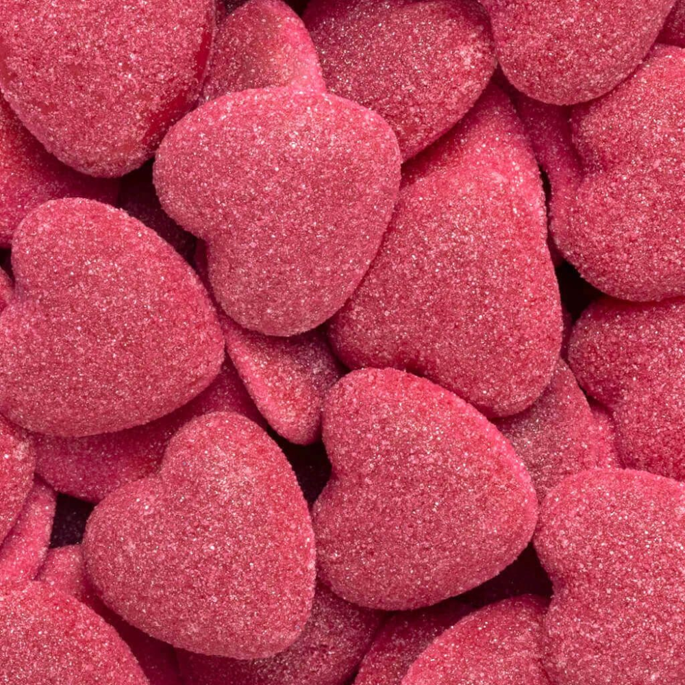 Vidal Shiny Hearts Sour Strawberry 1 x 75 pc