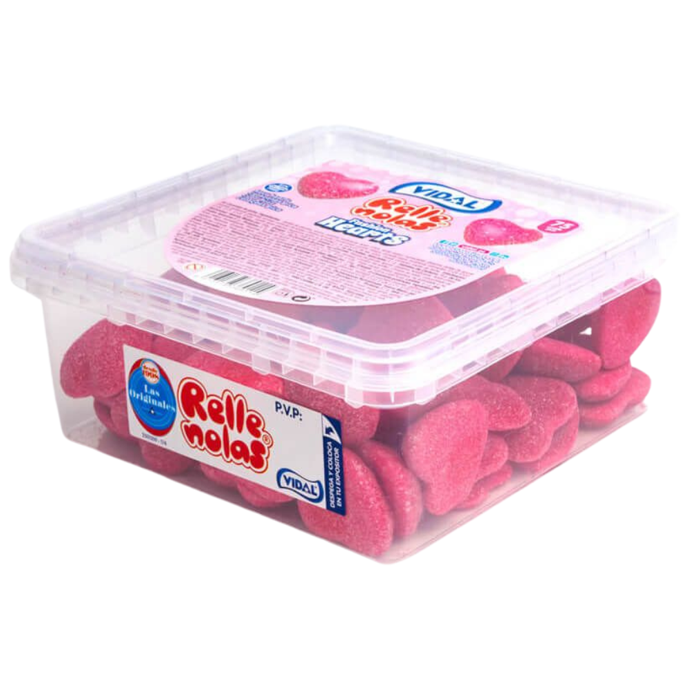 Vidal Shiny Hearts Sour Strawberry 1 x 75 pc