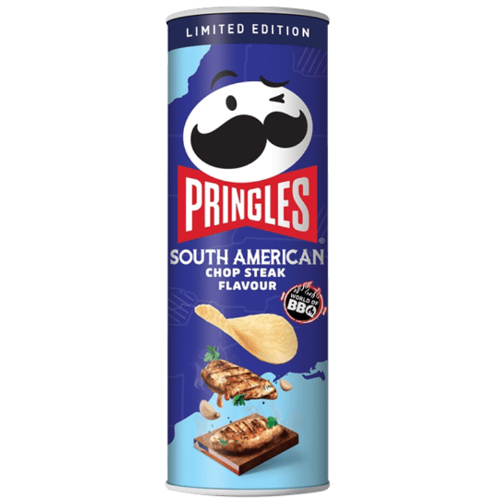 Pringles South American Steak Chips 12 x 100g