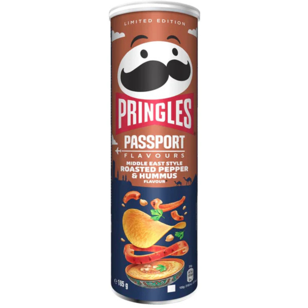 Pringles Middle East Style Roasted Pepper & Hummus 19 x 165g