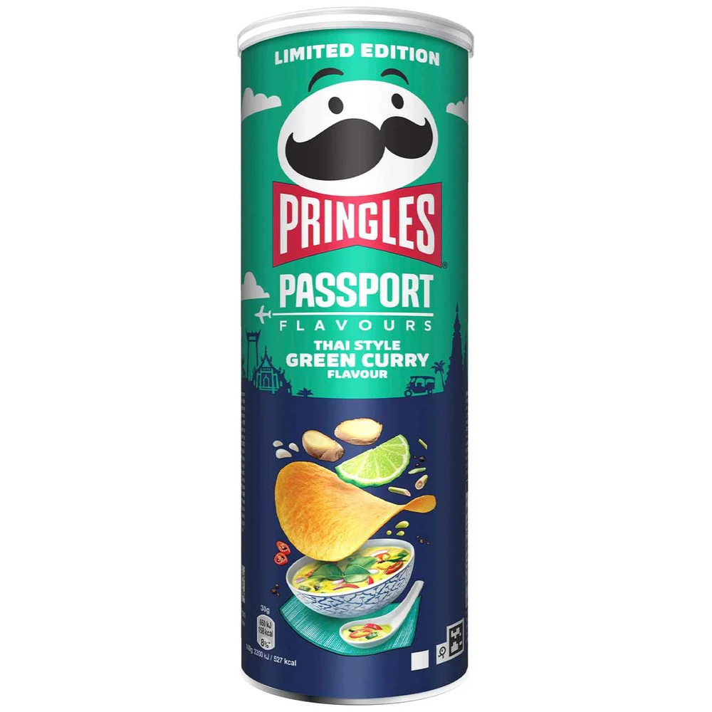 Pringles Chips Passport Thai Green Curry 19 x 165g