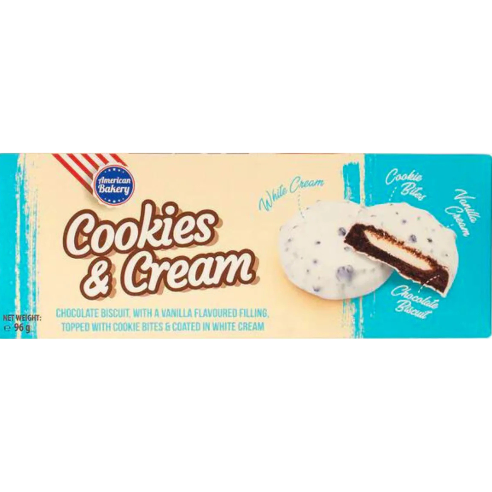 American Bakery Cookies & Cream 18 x 96g