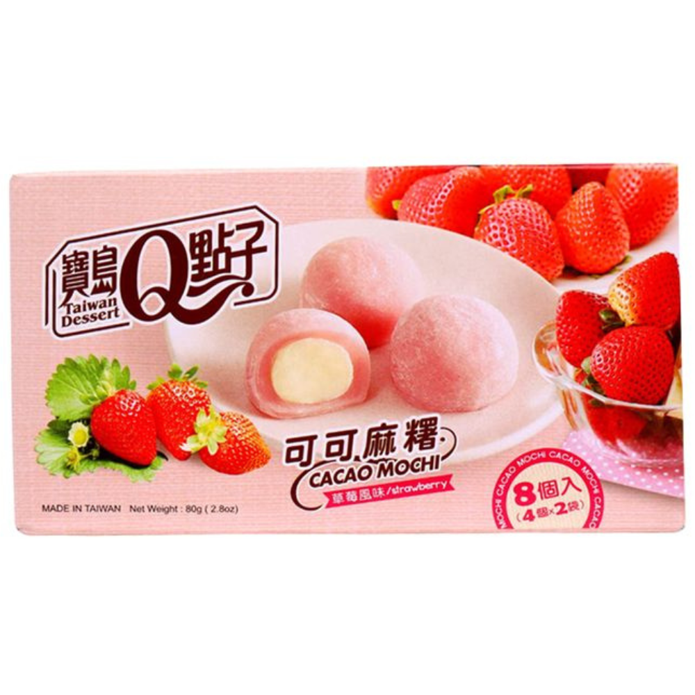 Royal Family Cacao Mochi Strawberry Box 24 x 80g