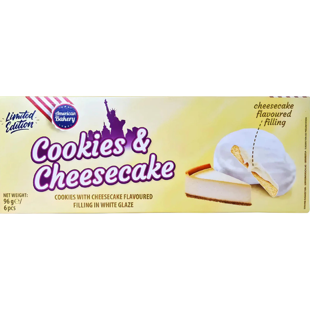 American Bakery Cookies & Cheesecake 18 x 96g