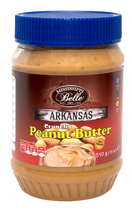 Mississippi Belle Peanut Butter Crunchy 12 x 510g