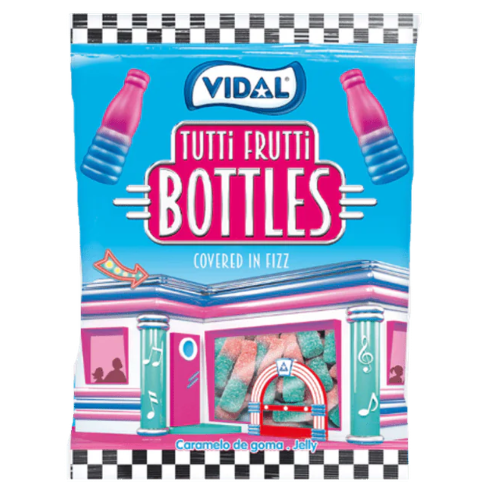 Vidal Bottles Bubble Gum 14 x 90g