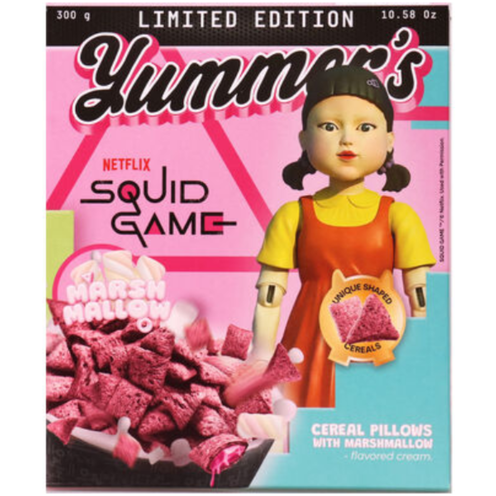 Yummer's Squid Game Cereal With Marshmallow 12 x 300g