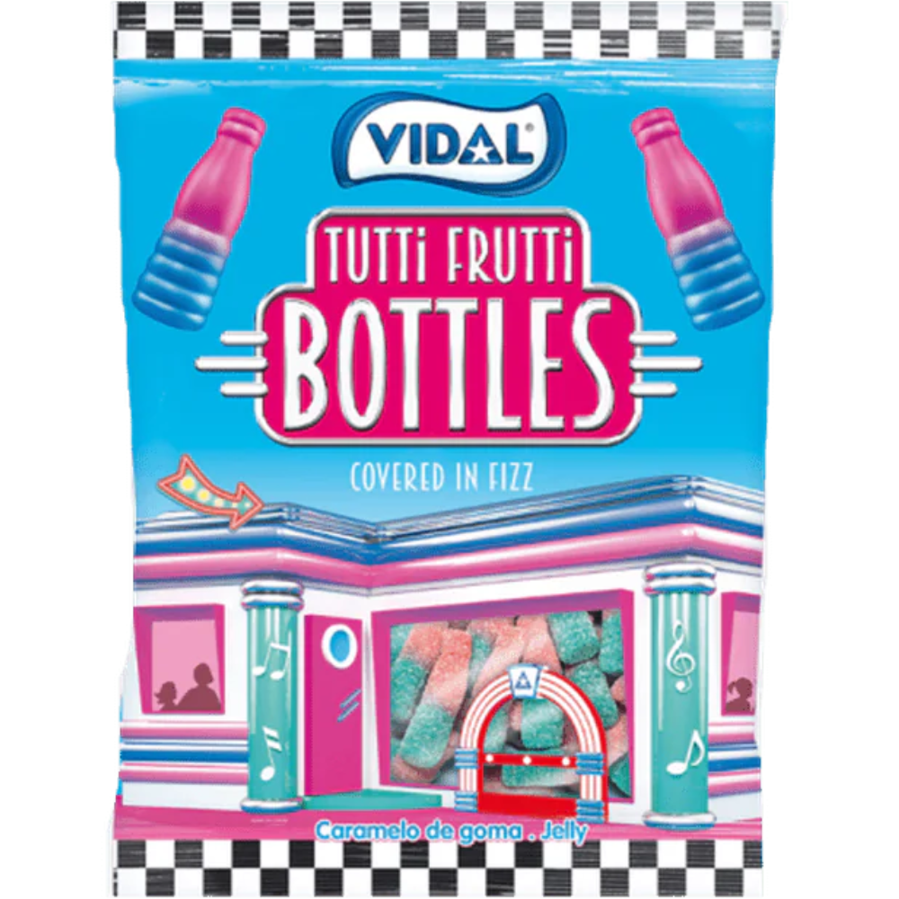 Vidal Bottles Bubble Gum 14 x 90g