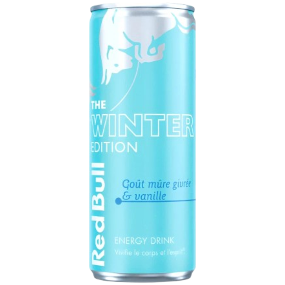 Red Bull Energy De Wintereditie Frosted Blackberry &amp; Vanille 24 x 250 ml