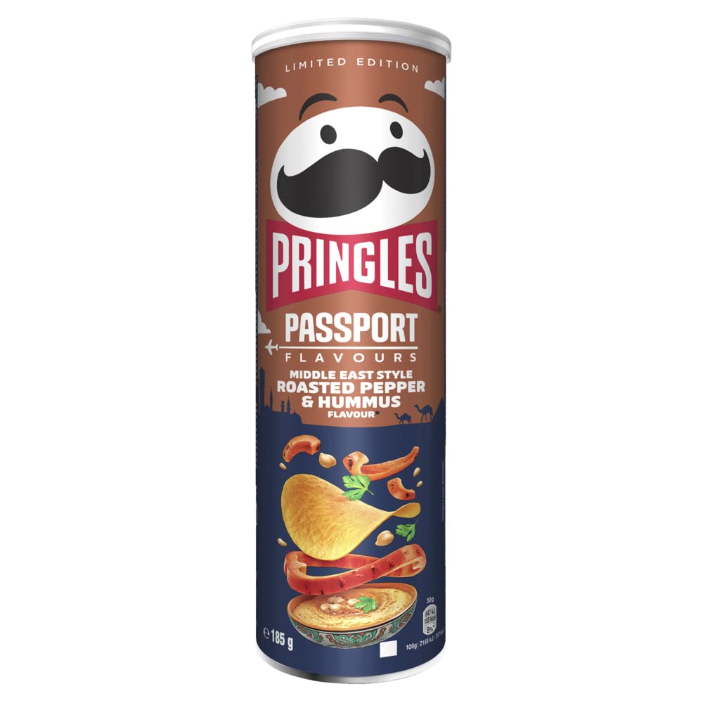 Pringles Middle East Style Roasted Pepper & Hummus 19 x 165g