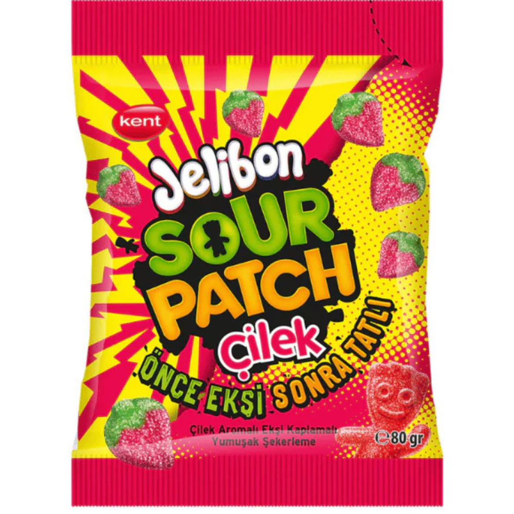 Jelibon Sour Patch Strawberry 24 x 80g