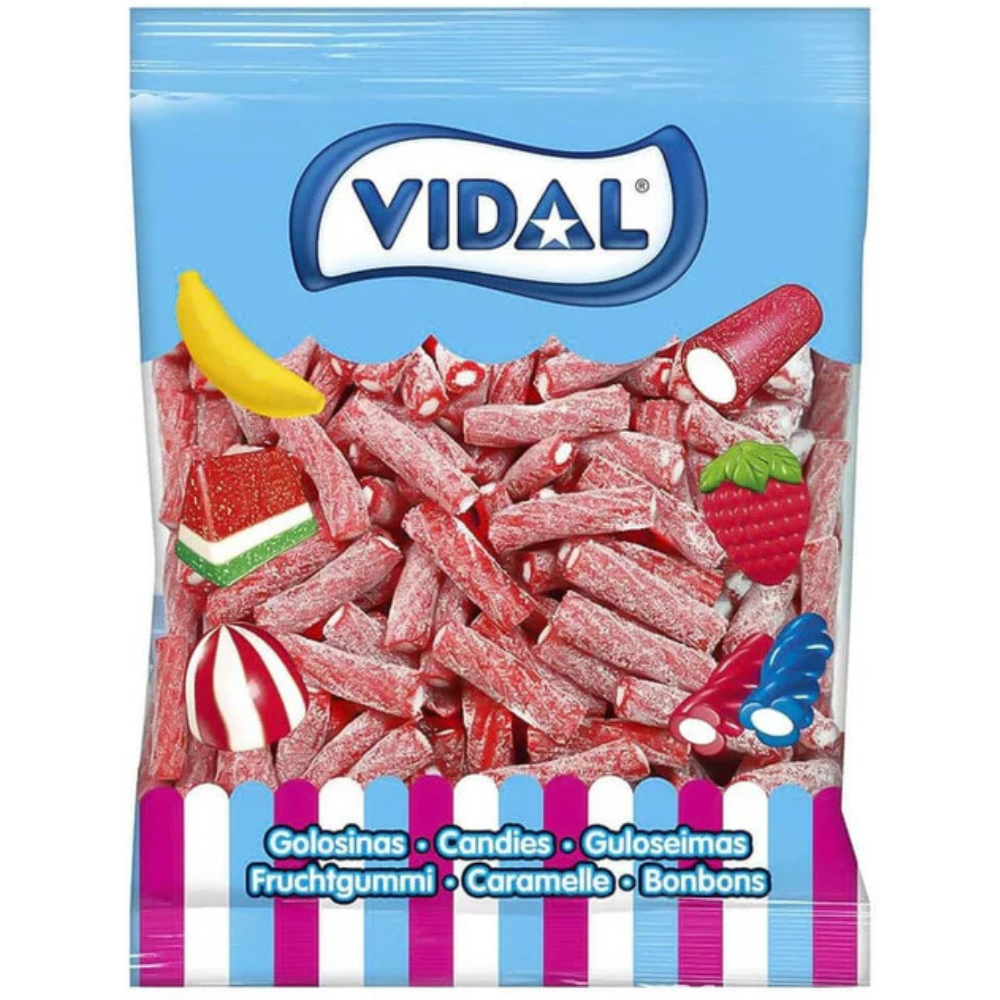 Vidal Sour Screws Strawberry 6 x 250pc