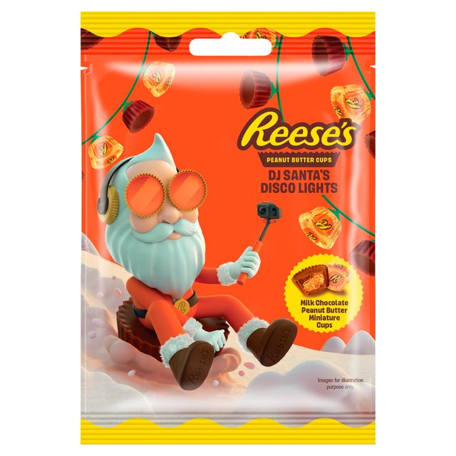 Reese's Peanut Butter Cups DJ Santa's Disco Lights 20 x 62g