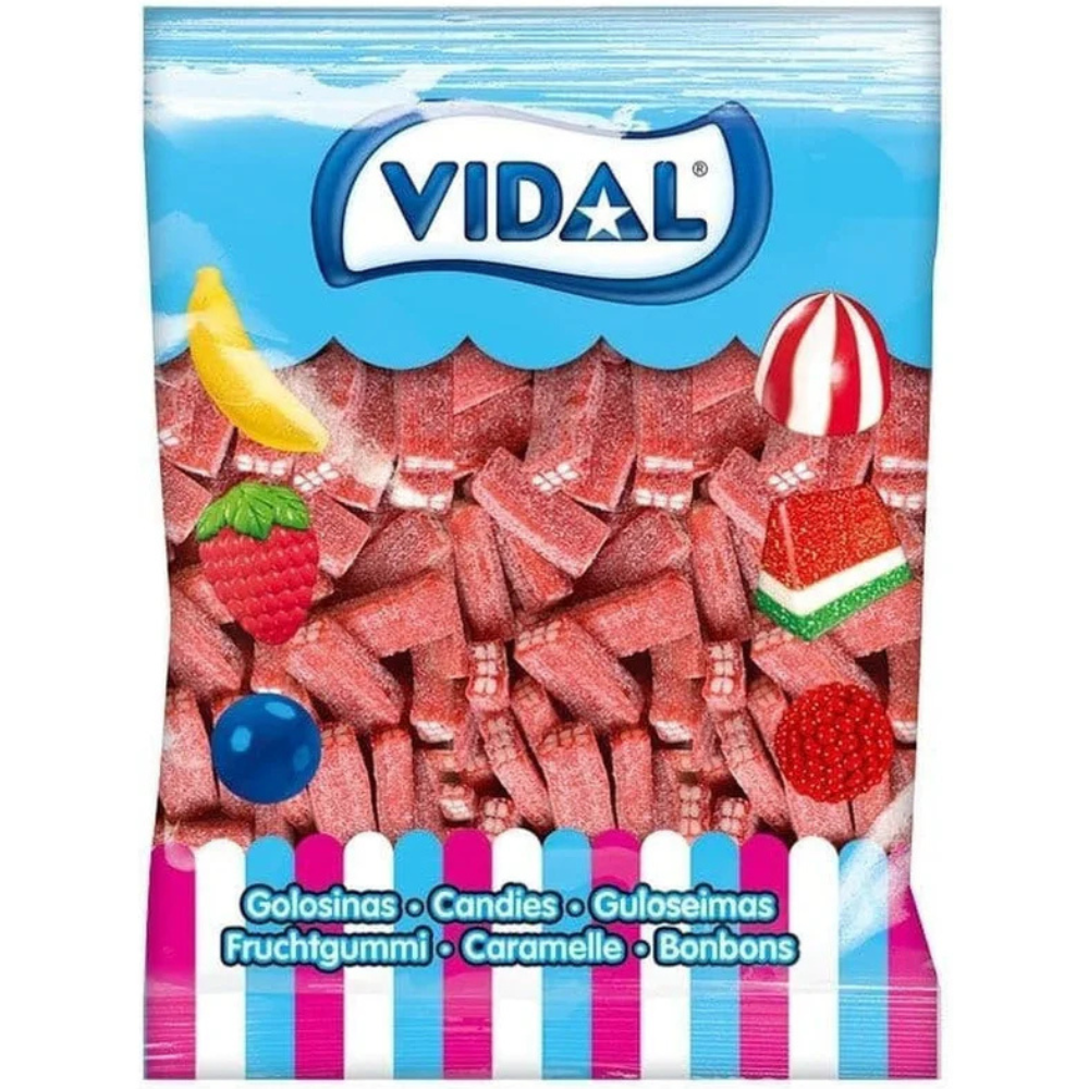 Vidal Sour Bricks Strawberry 12 x 1kg