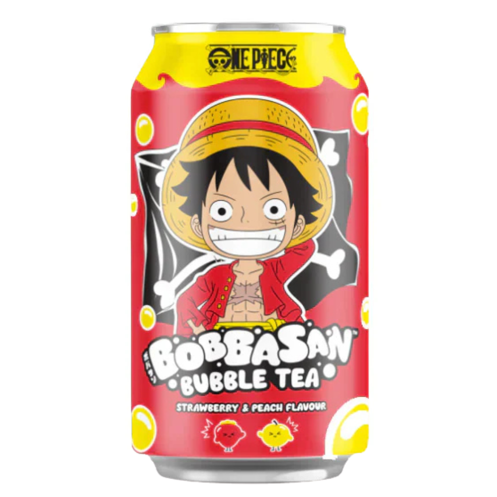 Luffy Bubble Tea Peach & Strawberry 24 x 320ml