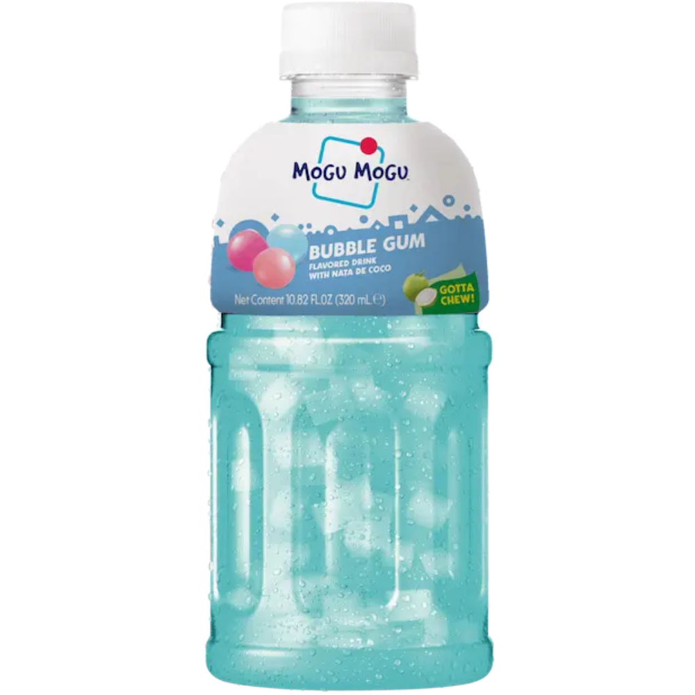 Mogu Mogu Bubble Gum 24 x 320ml - AVEC ETIQUETTE