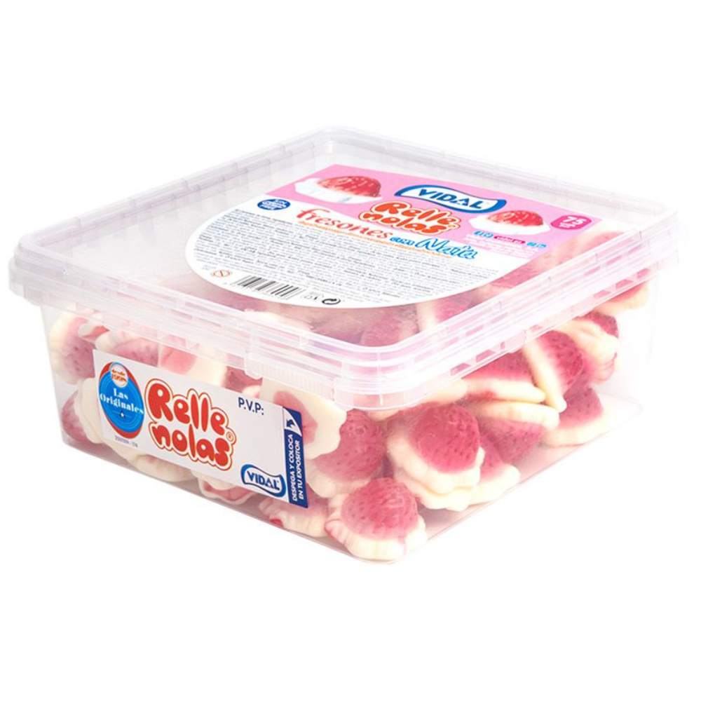 Vidal Strawberries With Cream 1 x 75pc