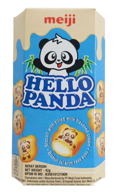 Meiji Hello Panda Milk 10 x 50g