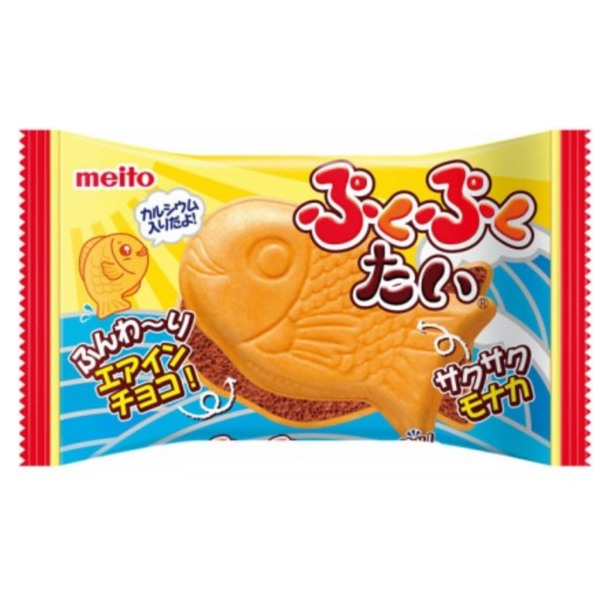 Meito Puku Puku Tai Chocolate 10 x 16.5g DDM 2025-05