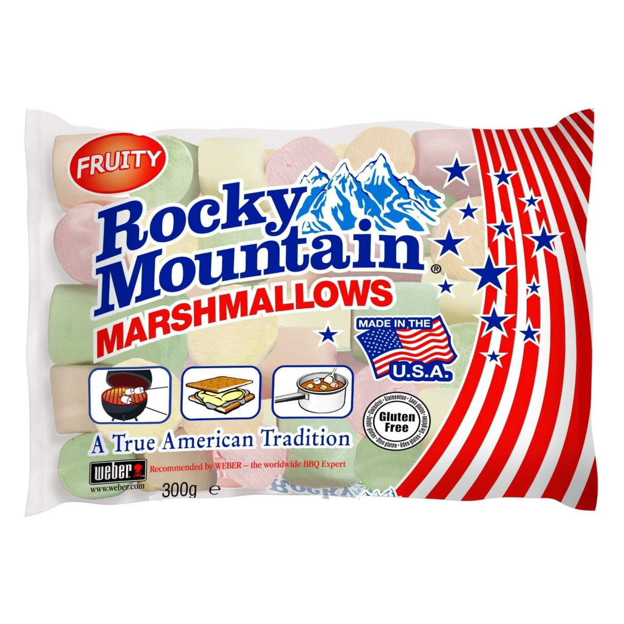 Rocky Mountain Marshmallows Fruity 12 x 300g DDM 2025-05