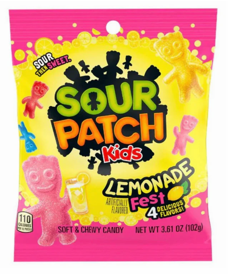 Sour Patch Kids Lemonade 12 x 102g