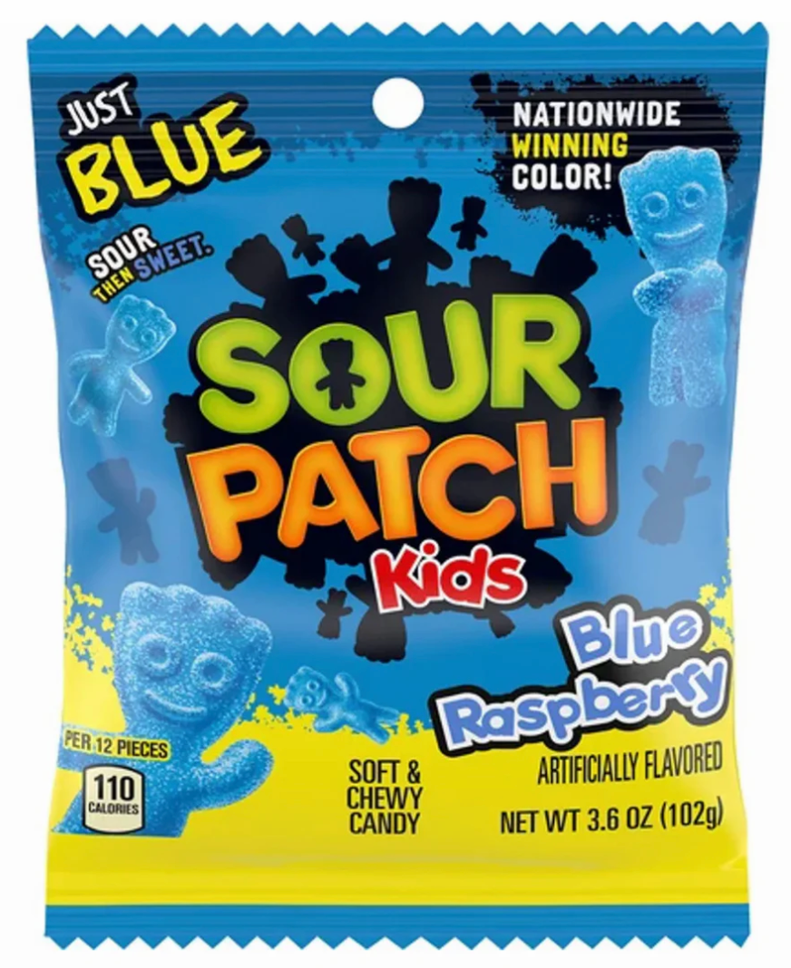 Sour Patch Kids Blue Raspberry 12 x 102g