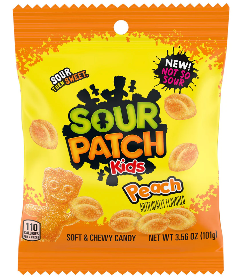 Sour Patch Kids Peach Small 12 x 102g