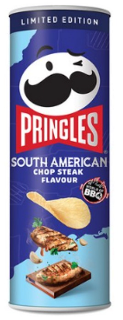 Pringles South American Chips Steak 12 x 100g