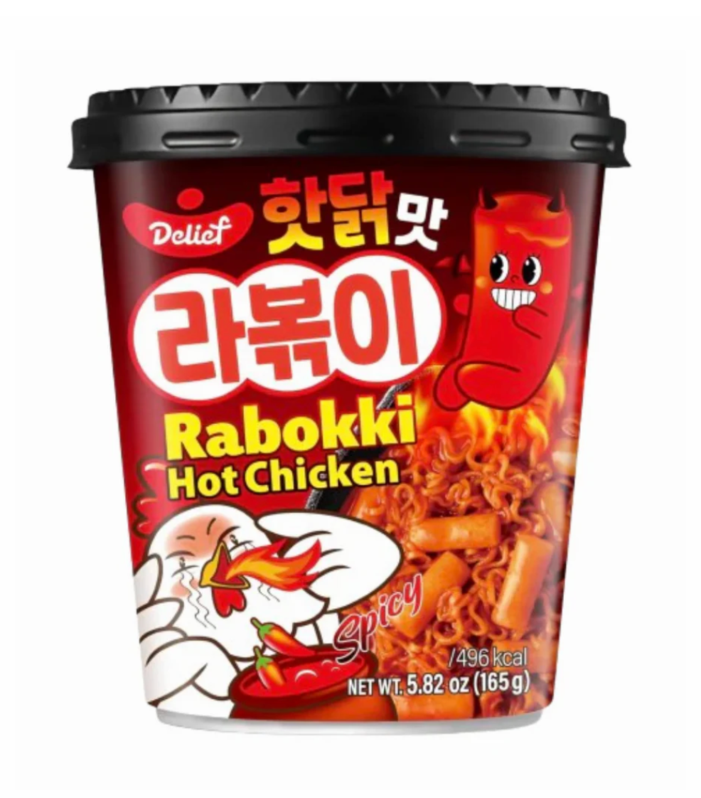 Delief Rabokki Hot Chicken 24 x 165g