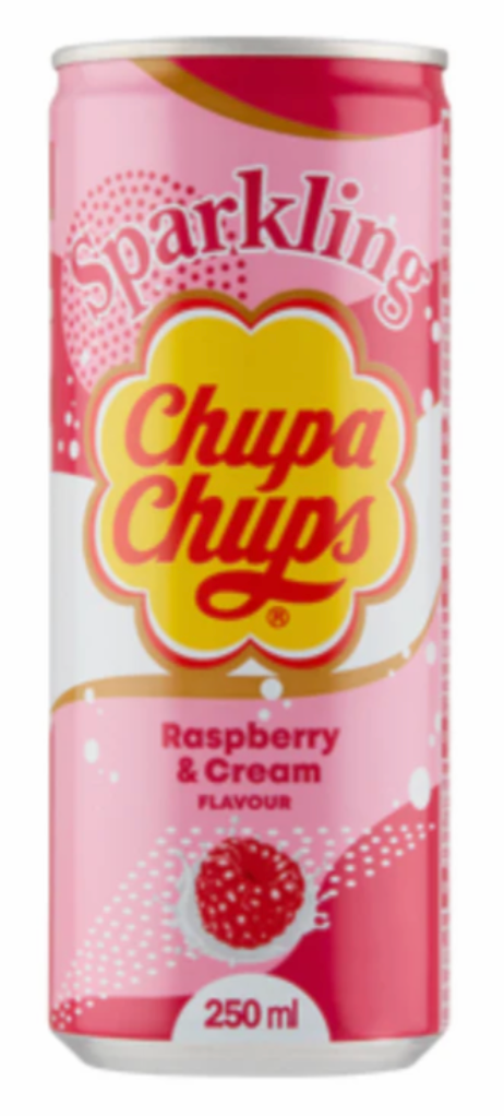 Chupa Chups Sparkling Raspberry 24 x 250ml