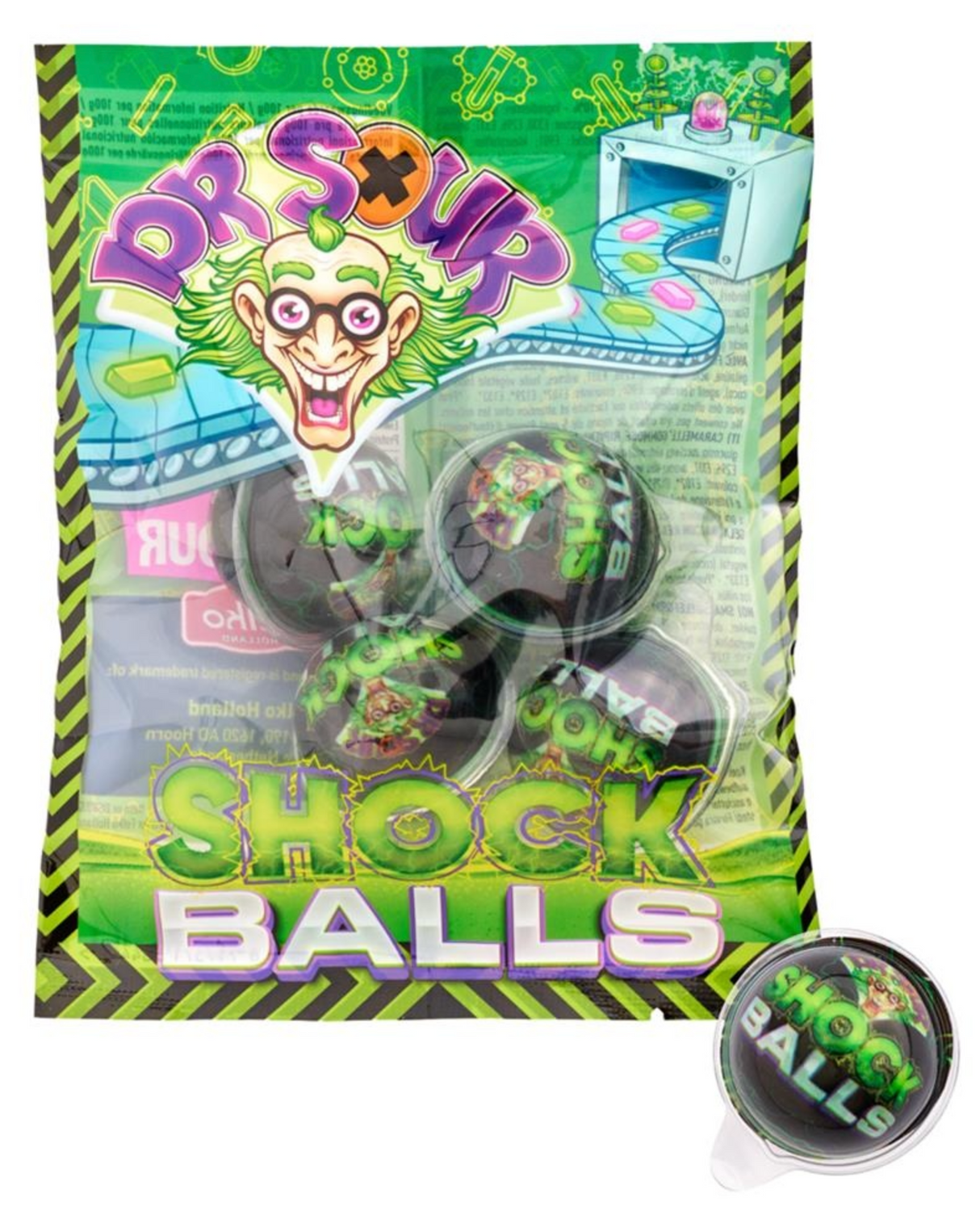 Dr Sour Bag Shock Balls 24 x 72g