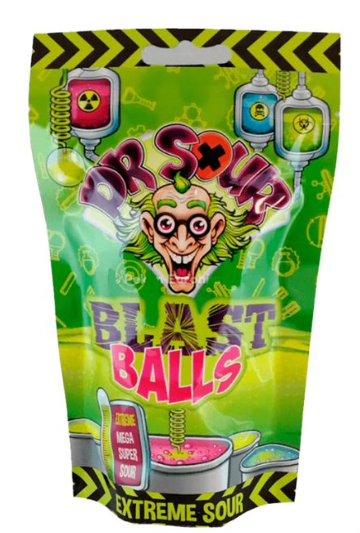 Dr Sour Blast Balls 12 x 75g