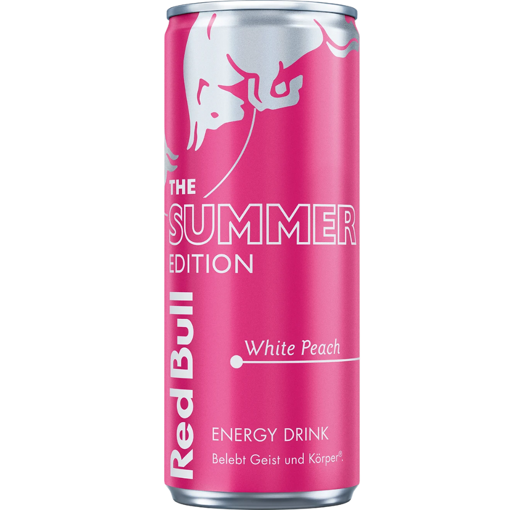 Red Bull Energy Drink The Summer Edition White Peach 24 x 250ml