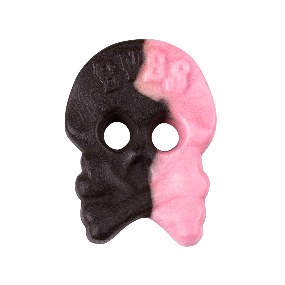 Bubs Godis Foam Skulls Raspberry & Liquorice 1 x 2.8kg