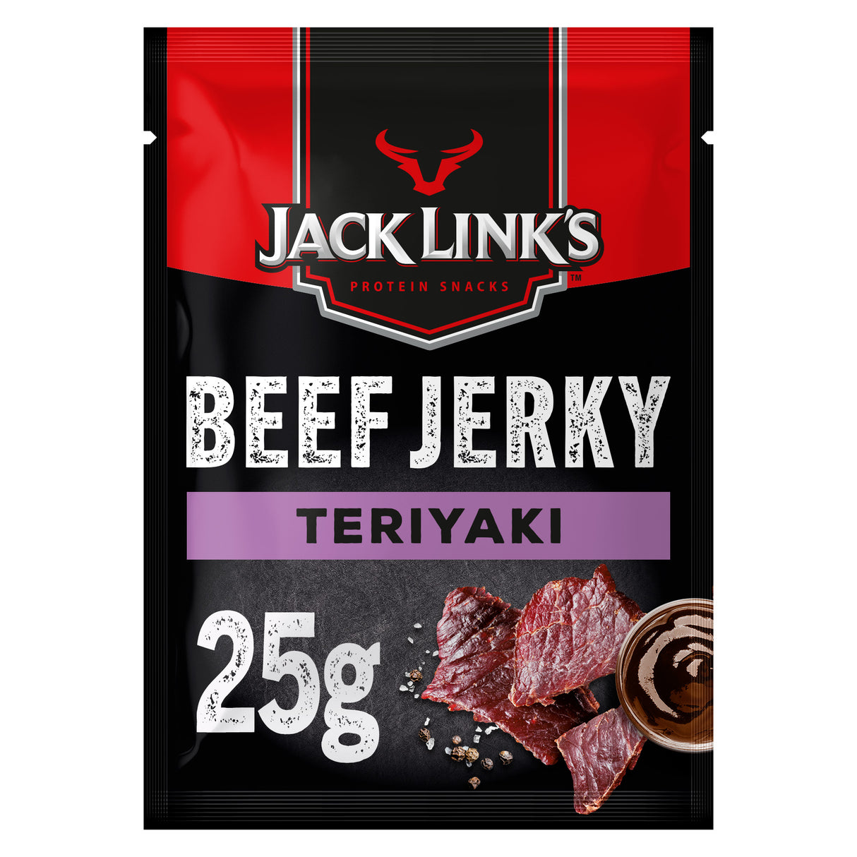 Jack Link's Beef Jerky Teriyaki Medium 12 x 25g