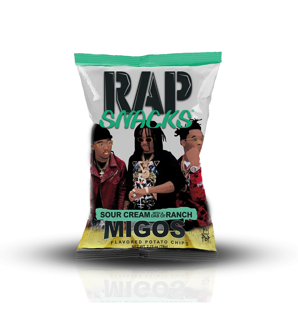 Rap Snacks Chips Migos Sour Cream & Ranch 12 x 71g – Planet Foods