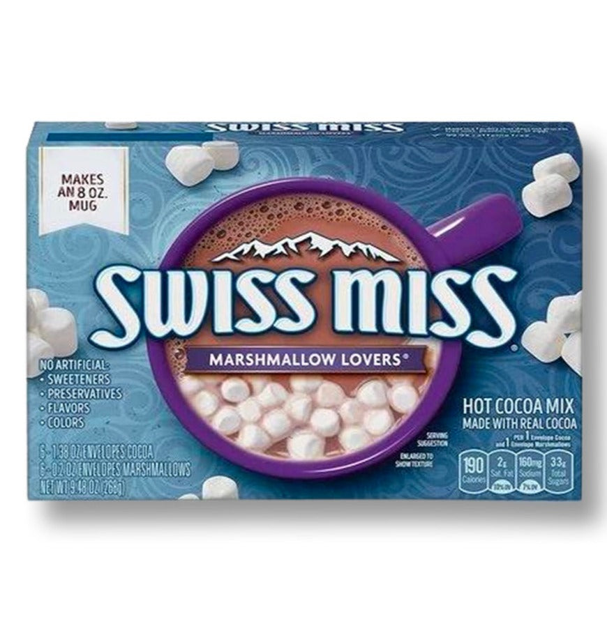Swiss Miss Milk Chocolate Cocoa Mix With Marshmallow 8 x 268g