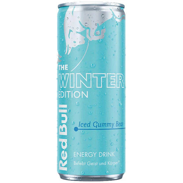 Red Bull Energy Drink Winter Edition Iced Gummy Bear 24 x 250ml