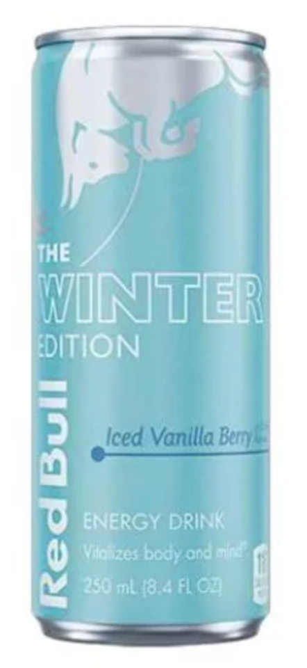 Red Bull Energy Drink Winter Edition Iced Vanilla Berry 24 x 250ml