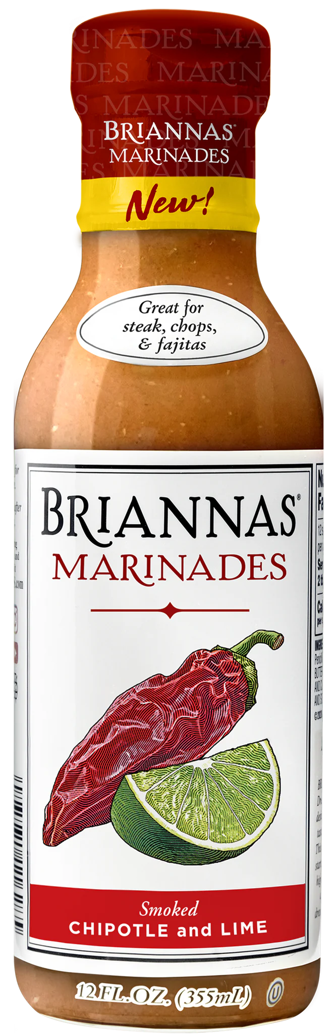 Briannas Marinades Smoked Chipotle & Lime 6 x 355ml