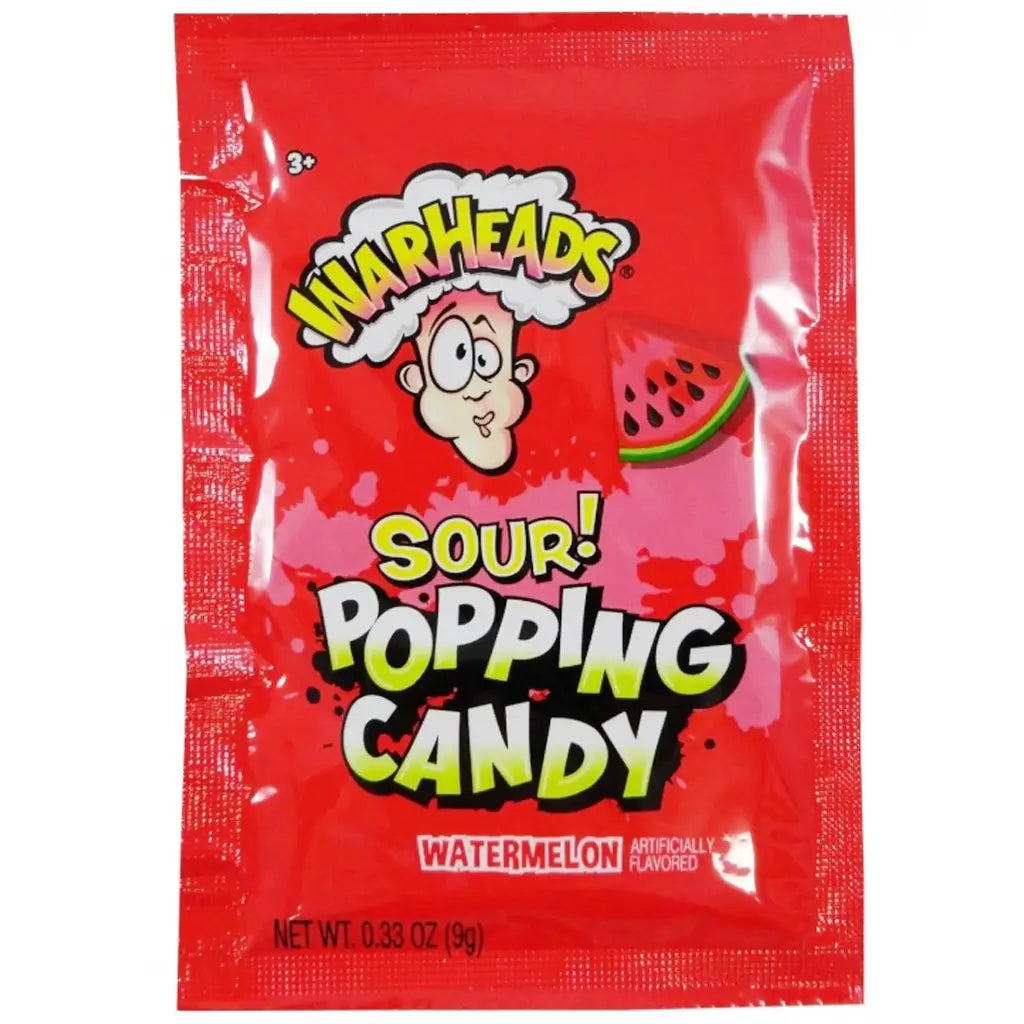 Warheads Sour Popping Candy Watermelon 20 x 9g DDM 2024-12