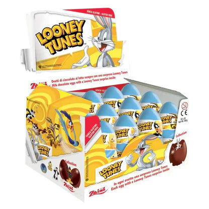 Zaini Looney Tunes Surprise Chocolate Egg 24 x 20g – Planet Foods