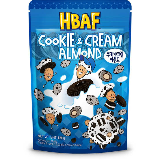 HBAF Almond Cookie And Cream 20 x 120g