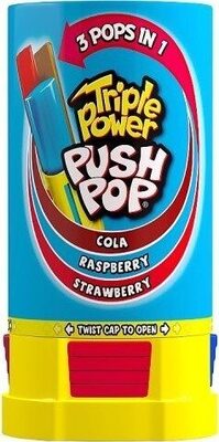 Bazooka Triple Power Push Pop 12 x 32g