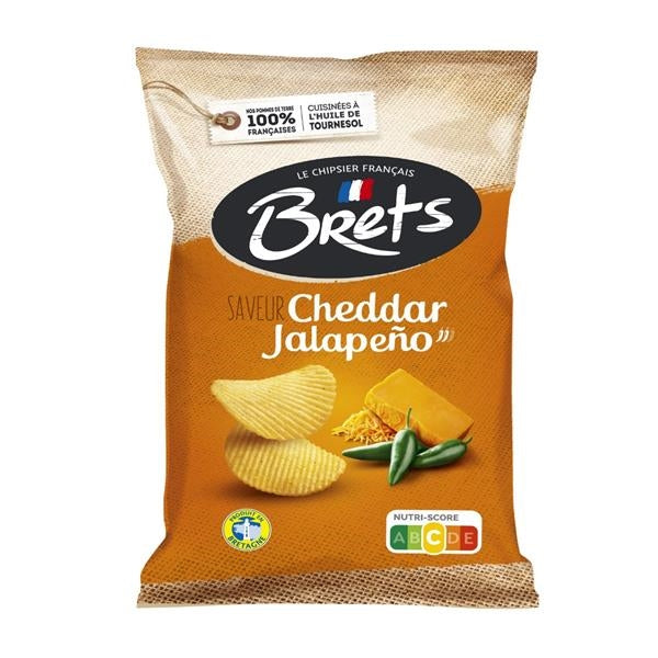 Brets Flavour Cheddar Jalapeno 10 x 125g