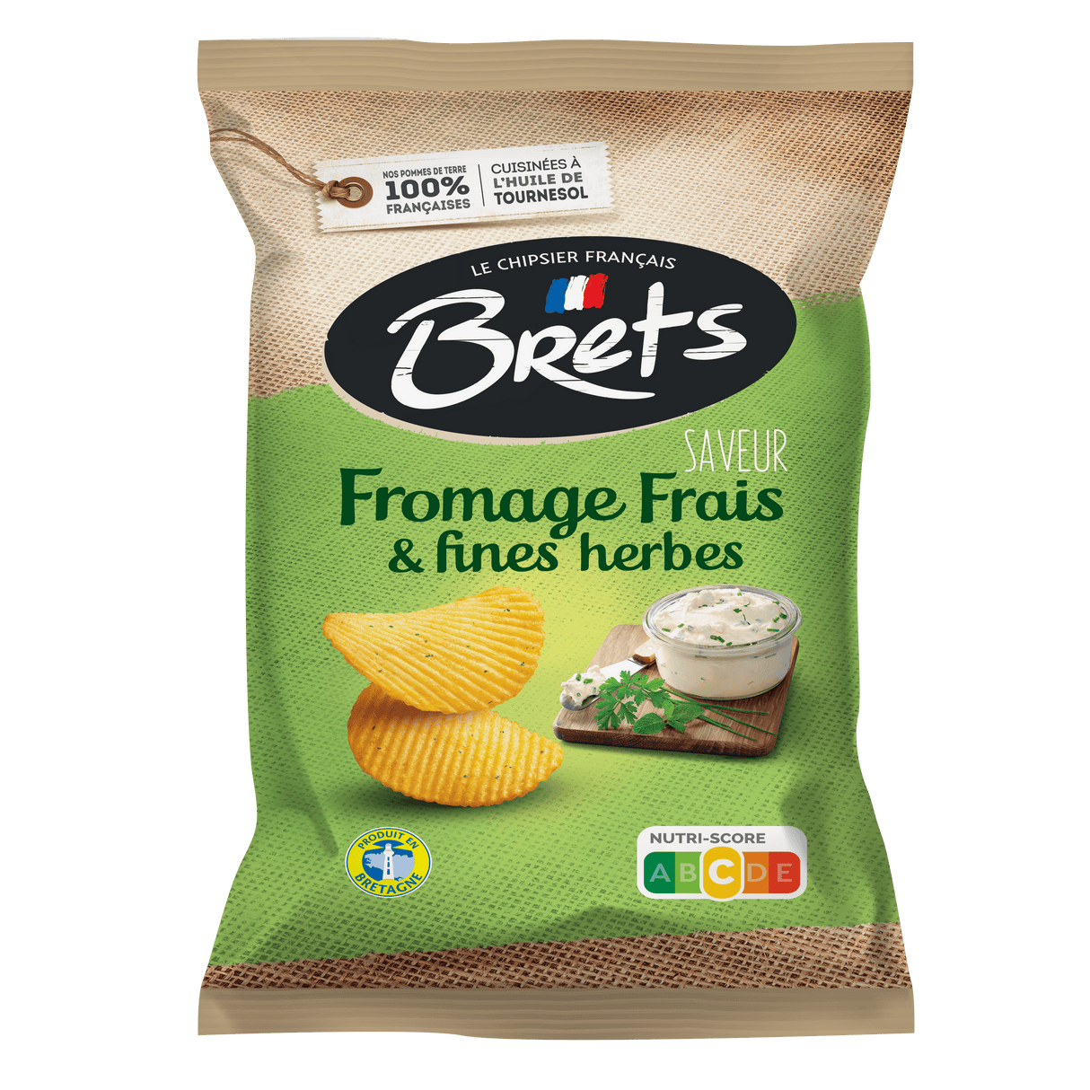 Brets Flavour Fresh Cheese And Herbs 10 x 125g