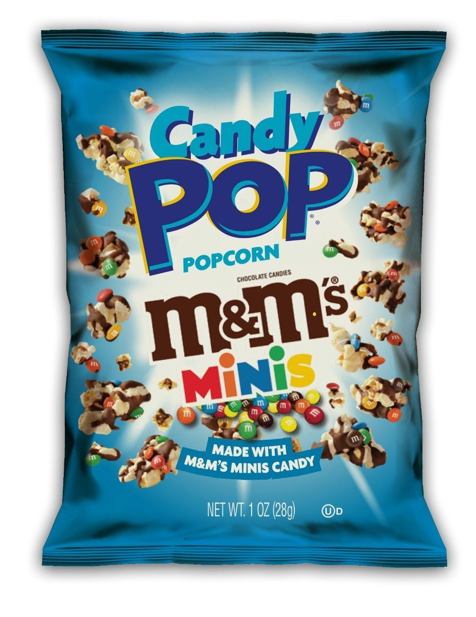 Candy Pop Popcorn M&amp;M's Mini's Klein 64 x 28 g