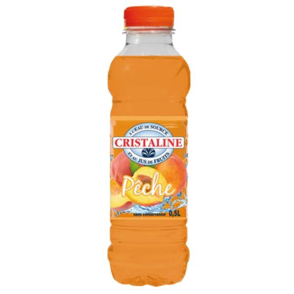 Cristaline Juice Peach 24 x 500ml