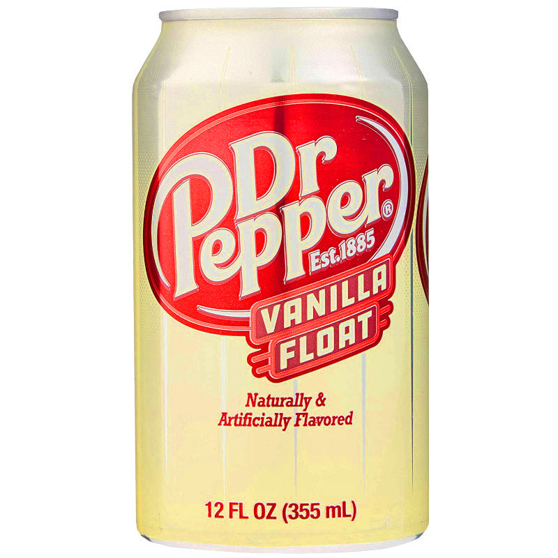 Dr Pepper Vanilla Float 12 x 355ml - AVEC ETIQUETTE